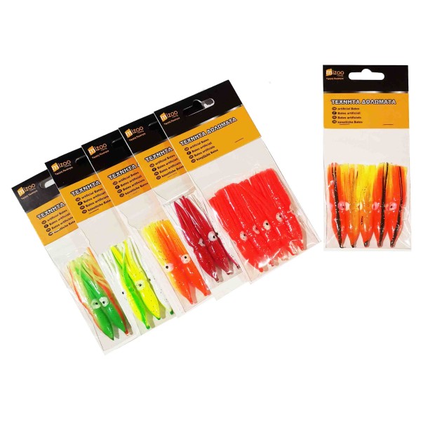 MIZOO FISHING ΤΕΧΝΗΤΟ ΔΟΛΩΜΑ ΣΙΛΙΚΟΝΗΣ ΨΑΡΑΚΙ ΣΥΡΤΗΣ ΔΙΑΦΟΡΑ ΧΡΩΜΑΤΑ 5ΤΜΧ